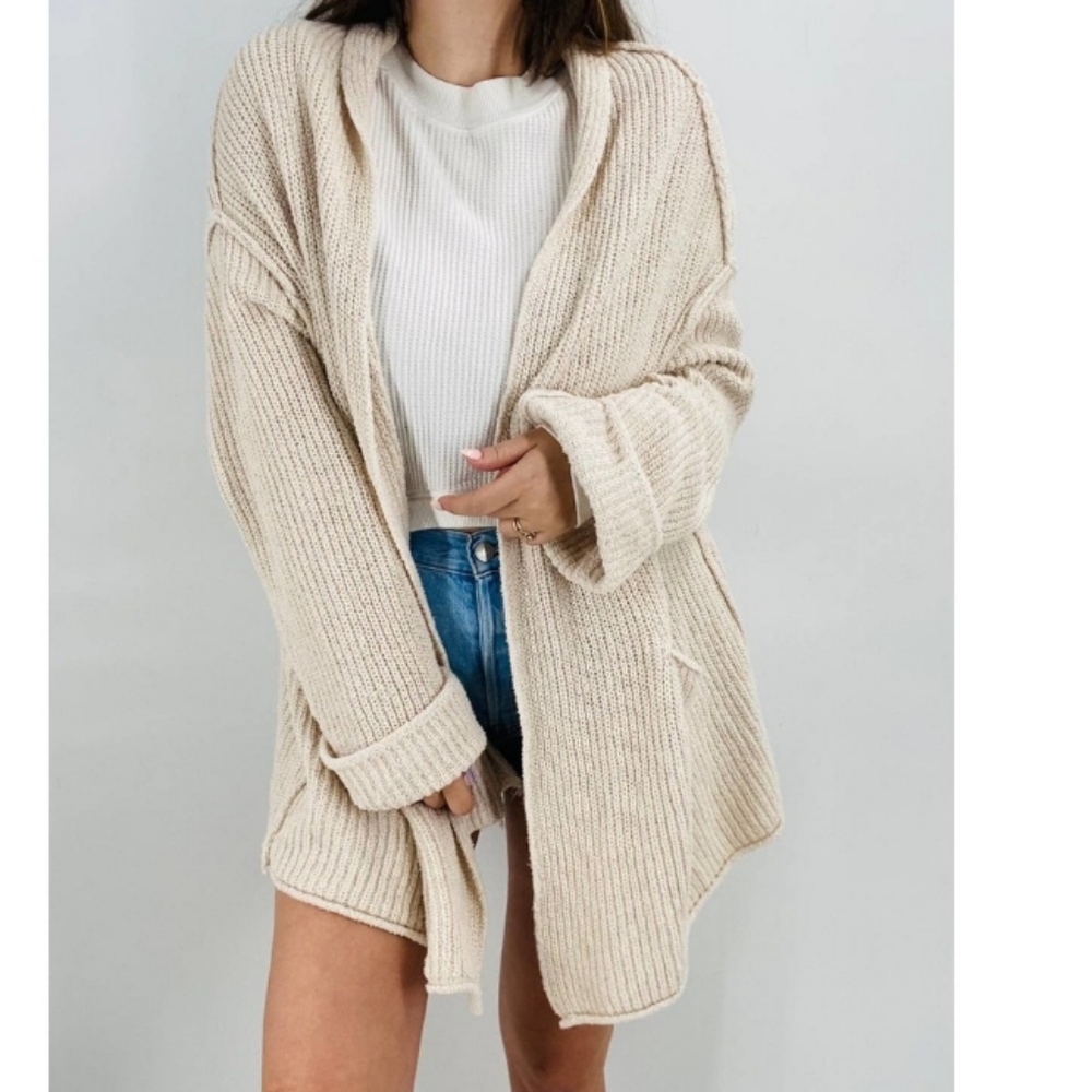Free People Oversized Chunky Cardigan